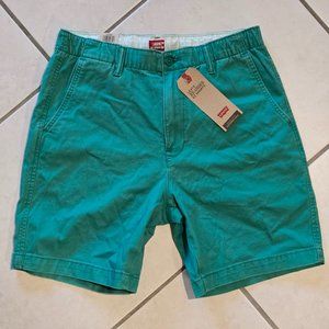 Levi's Mens XX Chino EZ Shorts, Medium, Green - Brand New!